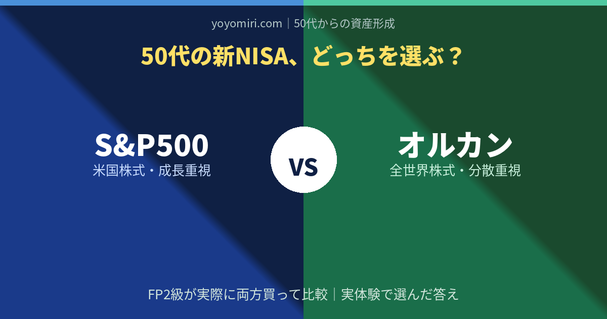 SP500とオルカンどっち
