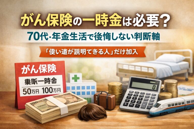 がん保険の一時金は必要