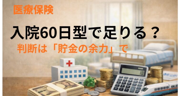 医療保険入院60日型で足りる