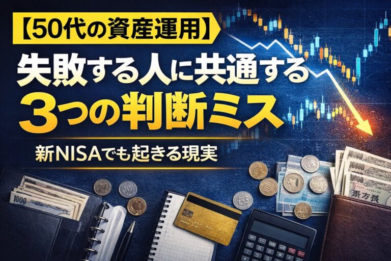 新NISAで失敗する人に共通する３つの判断ミス